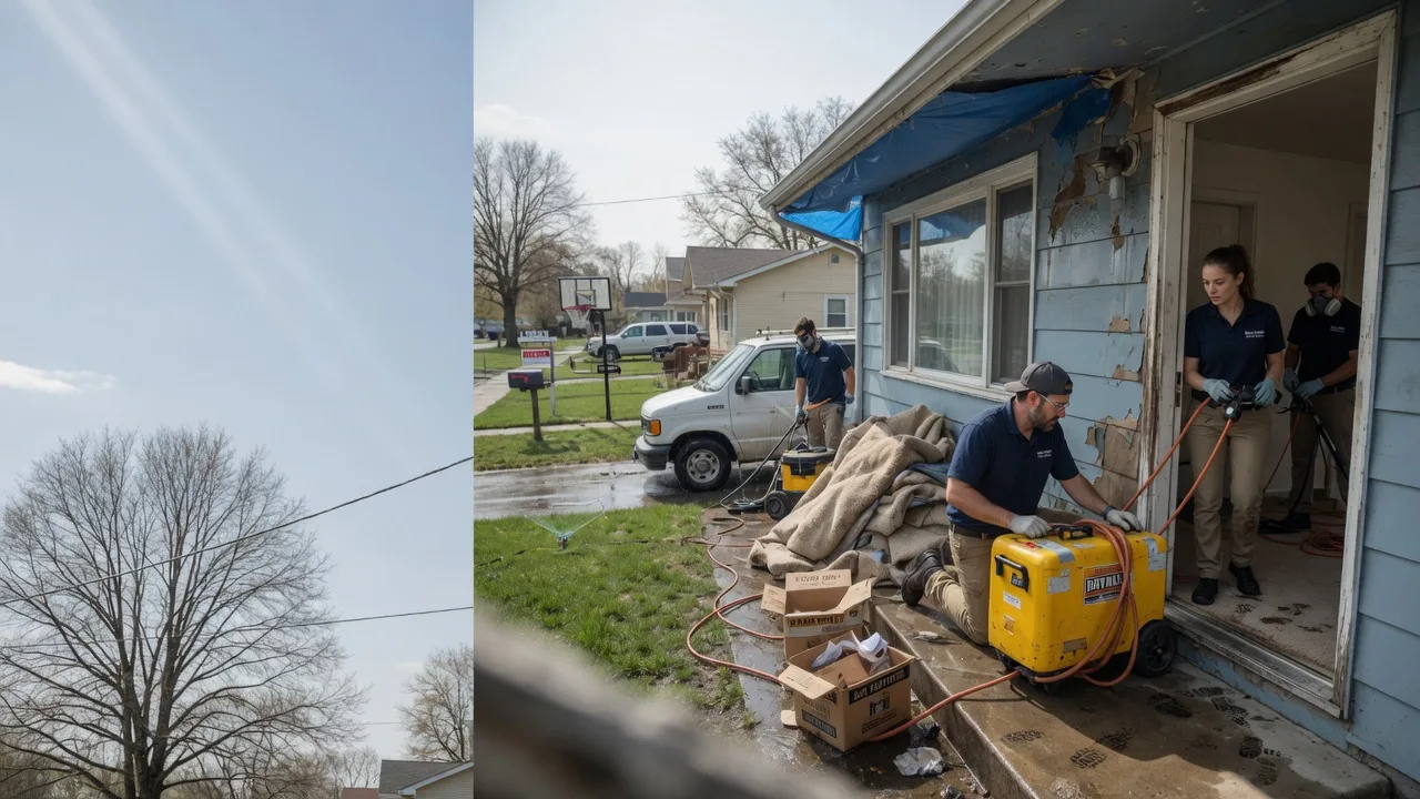 Basement Flood Cleanup in Linden, TN near me
